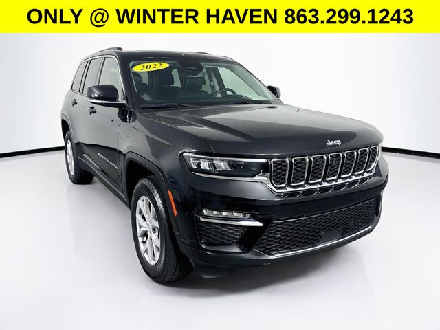 Diamond Black 2022 Jeep Grand Cherokee SUV / Crossover Four-Wheel Drive 8-Speed Automatic