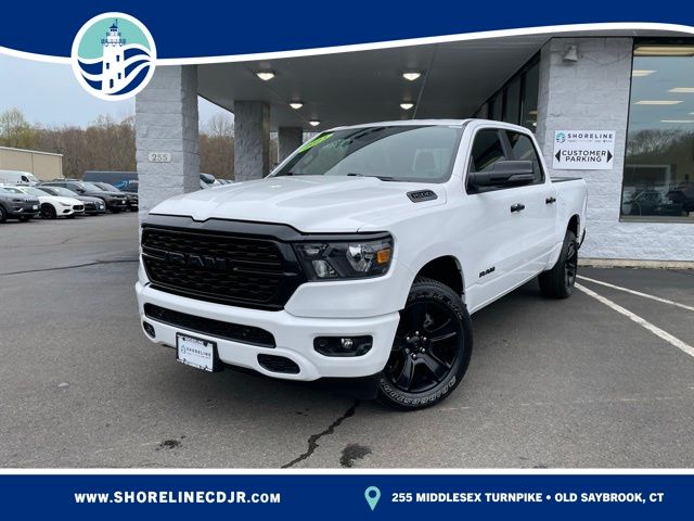 Bright White Clearcoat 2023 RAM 1500 Pickup Truck Four-Wheel Drive 8-Speed Automatic