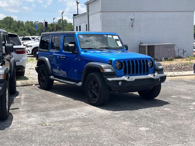 Hydro Blue Pearl Coat 2021 Jeep Wrangler Unlimited Sport Altitude 4WD SUV / Crossover Four-Wheel Drive 8-Speed Automatic