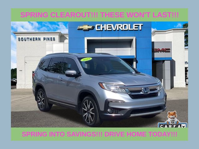 Silver 2022 Honda Pilot Elite AWD SUV / Crossover All-Wheel Drive 9-Speed Automatic