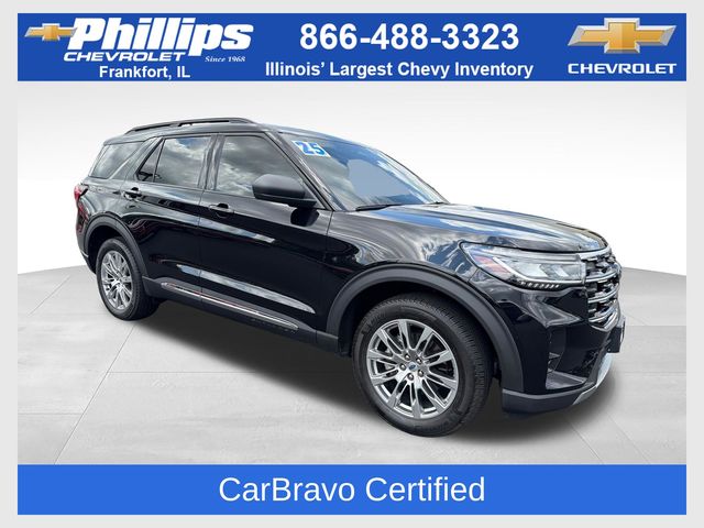 Agate Black Metallic 2025 Ford Explorer SUV / Crossover All-Wheel Drive Automatic