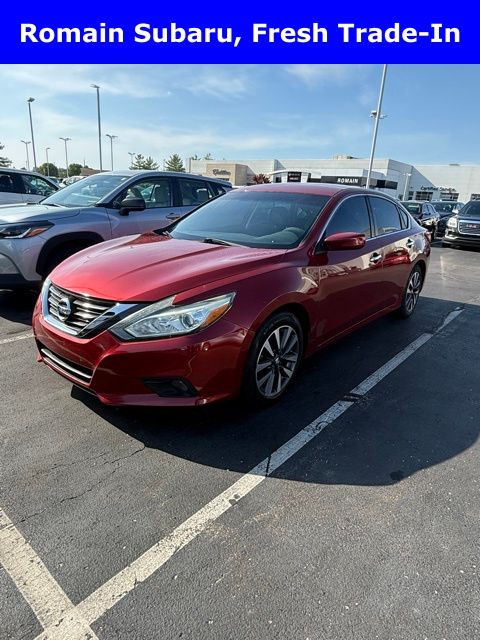 Red 2017 Nissan Altima 2.5 SV Sedan Front-Wheel Drive Continuously Variable Transmission