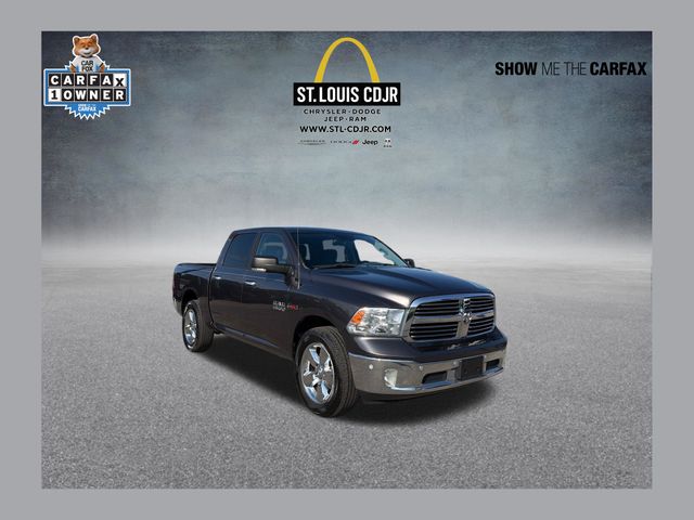 Gray (Granite Crystal Metallic Clearcoat) 2018 RAM 1500 Big Horn Crew Cab 4WD Pickup Truck Four-Wheel Drive 8-Speed Automatic