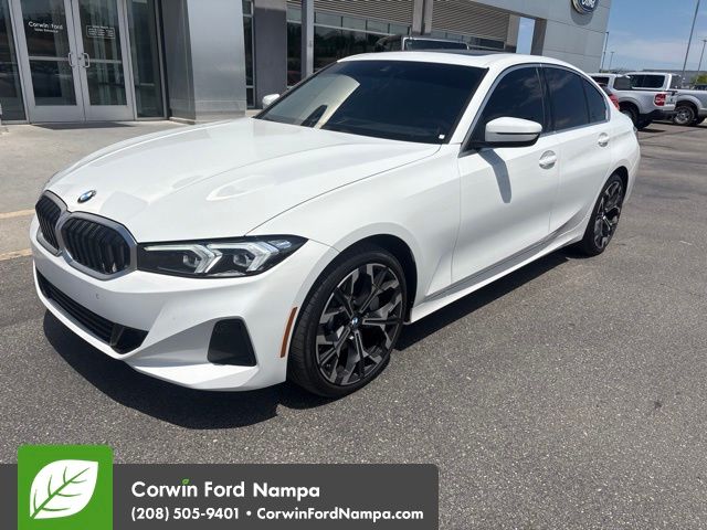 Alpine White 2025 BMW 3 Series Sedan All-Wheel Drive 8-Speed Automatic