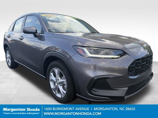 Gray (Modern Steel Metallic) 2024 Honda HR-V SUV / Crossover All-Wheel Drive Continuously Variable Transmission