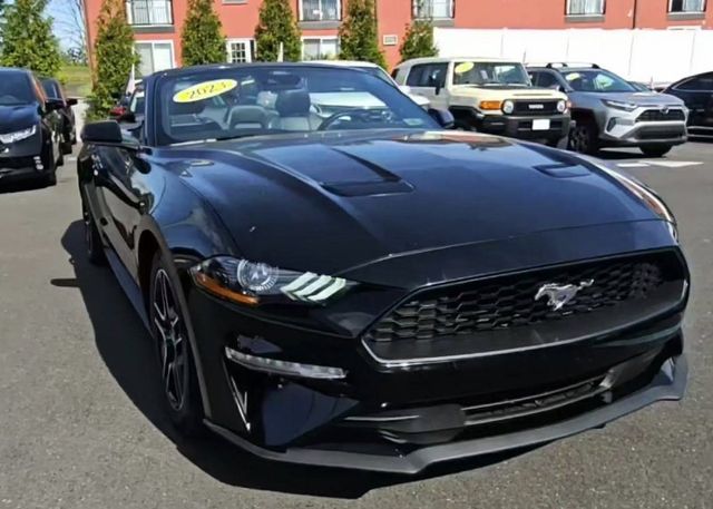 Shadow Black 2023 Ford Mustang EcoBoost Convertible RWD Convertible Rear-Wheel Drive 10-Speed Automatic