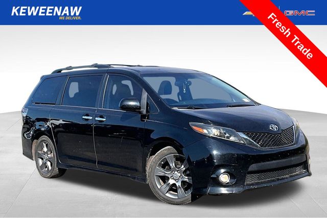 Attitude Black 2015 Toyota Sienna Minivan Front-Wheel Drive 6-Speed Automatic Overdrive