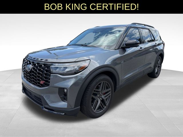 Gray Metallic 2025 Ford Explorer ST AWD SUV / Crossover All-Wheel Drive Automatic