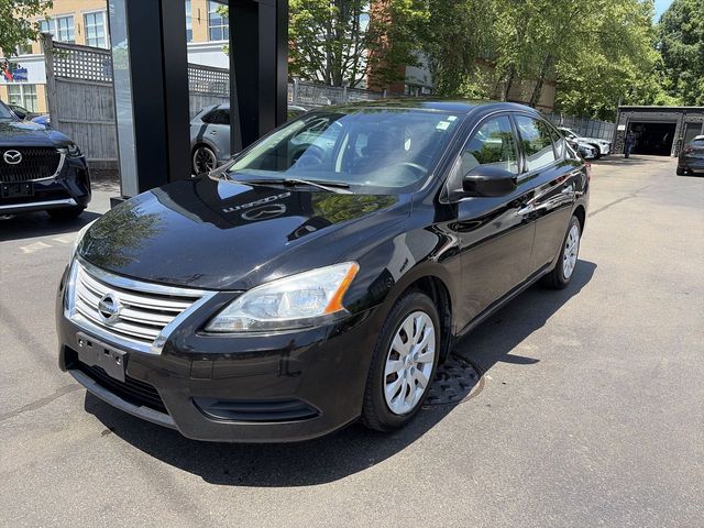 Super Black 2015 Nissan Sentra S Sedan Front-Wheel Drive Continuously Variable Transmission