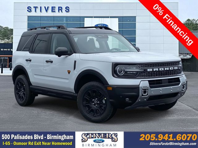 Oxford White 2025 Ford Bronco Sport SUV / Crossover All-Wheel Drive 8-Speed Automatic