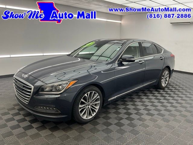 Blue Metallic 2017 Genesis G80 3.8L Sedan Rear-Wheel Drive 8-Speed Automatic