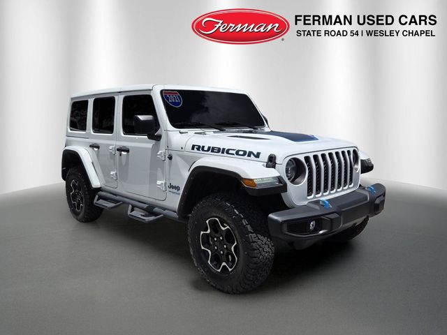 Bright White Clearcoat 2021 Jeep Wrangler 4xe Rubicon 4WD SUV / Crossover Four-Wheel Drive 8-Speed Automatic