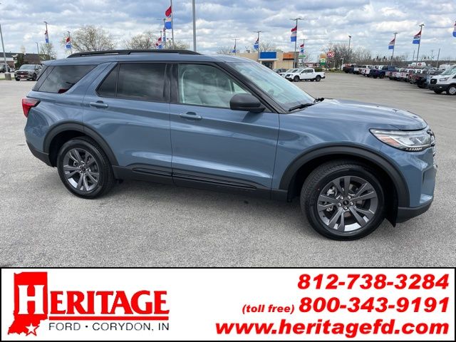 Vapor Blue Metallic 2026 Ford Explorer Active AWD SUV / Crossover All-Wheel Drive Automatic