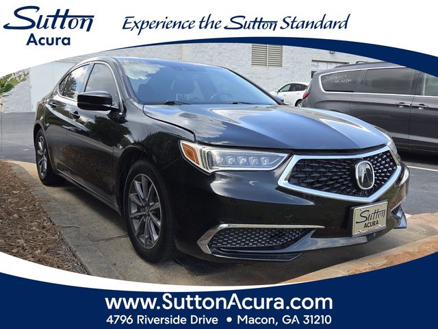 Crystal Black Pearl 2019 Acura TLX FWD with Technology Package Sedan Front-Wheel Drive 8-Speed Dual Clutch