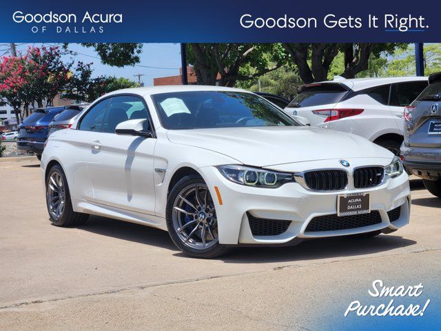 Alpine White 2018 BMW M4 Convertible Rear-Wheel Drive 6-Speed Manual
