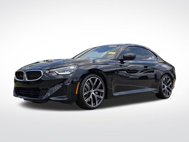 Jet Black 2024 BMW 2 Series Coupe Rear-Wheel Drive 8-Speed Automatic