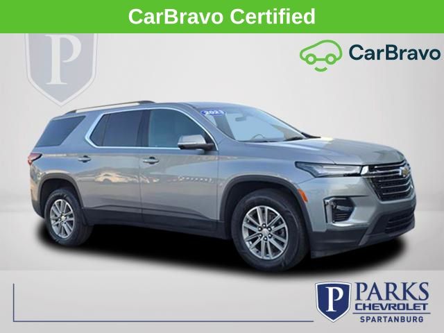 Sterling Gray Metallic 2023 Chevrolet Traverse SUV / Crossover Four-Wheel Drive 9-Speed Automatic