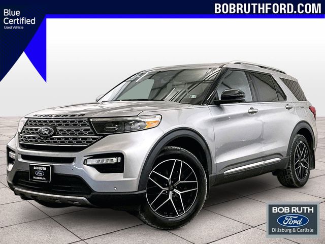 2020 Ford Explorer Limited Silver at Klick Lewis Buick Chevrolet