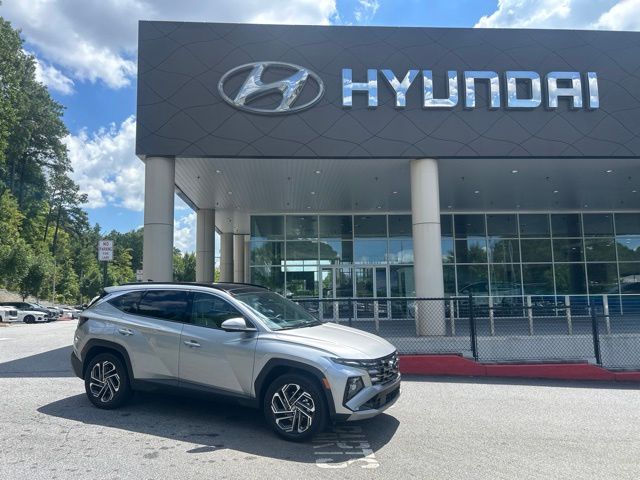Shimmering Silver 2025 Hyundai Tucson Hybrid Plug-In SUV / Crossover All-Wheel Drive 6-Speed Automatic