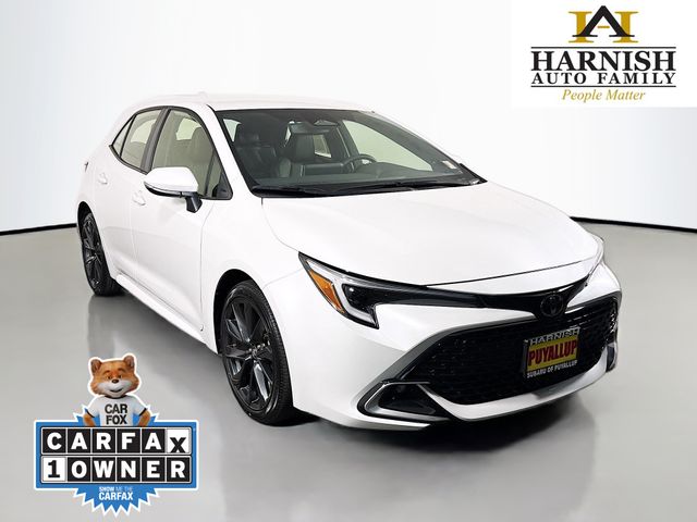 Pearl 2023 Toyota Corolla Hatchback Hatchback Front-Wheel Drive Continuously Variable Transmission