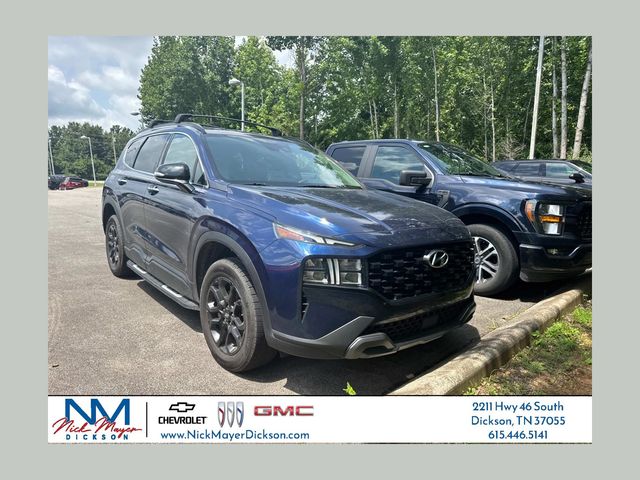 Stormy Blue 2022 Hyundai Santa Fe SUV / Crossover All-Wheel Drive 8-Speed Automatic