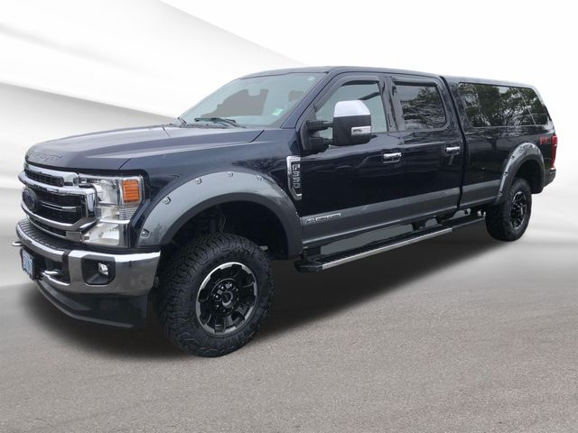 Antimatter Blue Metallic 2022 Ford F-350 Super Duty Lariat Crew Cab 4WD Pickup Truck Four-Wheel Drive Automatic