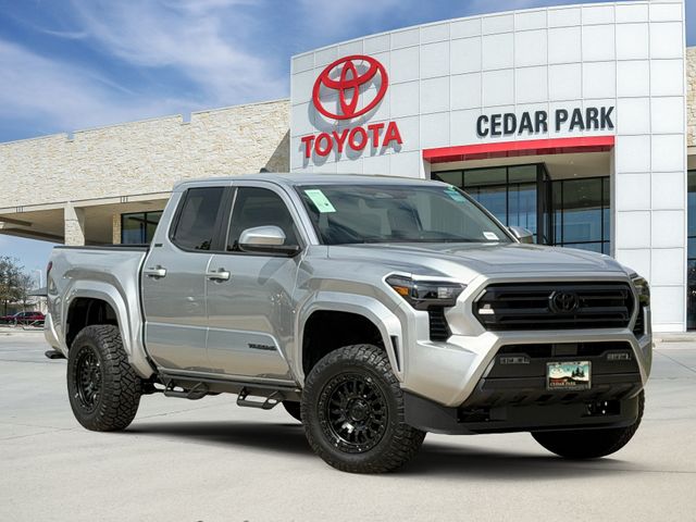 Celestial Silver Metallic 2025 Toyota Tacoma Pickup Truck Four-Wheel Drive 8-Speed Automatic