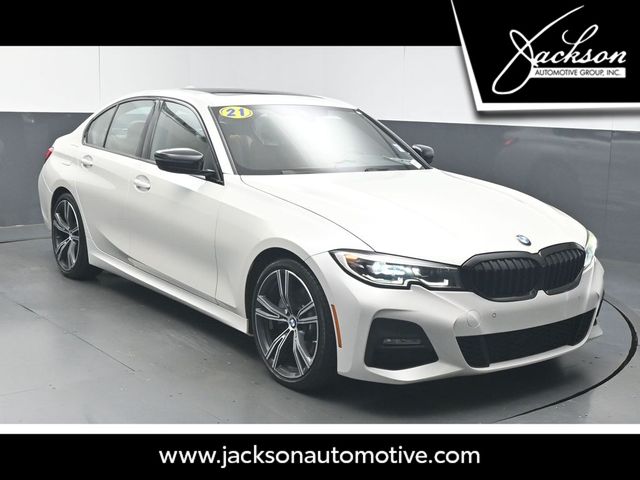 White Metallic 2021 BMW 3 Series Sedan Rear-Wheel Drive 8-Speed Automatic