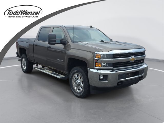 Brownstone Metallic 2015 Chevrolet Silverado 2500HD LT Crew Cab 4WD Pickup Truck Four-Wheel Drive 6-Speed Automatic