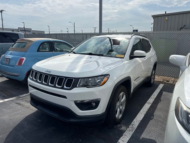 White Clearcoat 2018 Jeep Compass SUV / Crossover Front-Wheel Drive 6-Speed Automatic