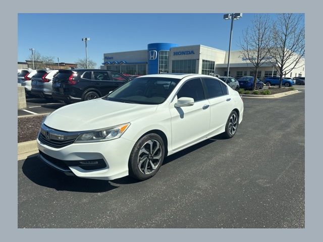 White 2016 Honda Accord EX-L Sedan Front-Wheel Drive Continuously Variable Transmission