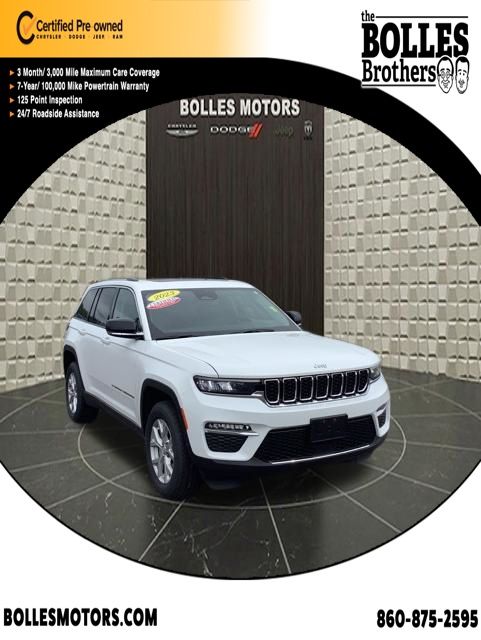Bright White Clearcoat 2023 Jeep Grand Cherokee SUV / Crossover Four-Wheel Drive 8-Speed Automatic