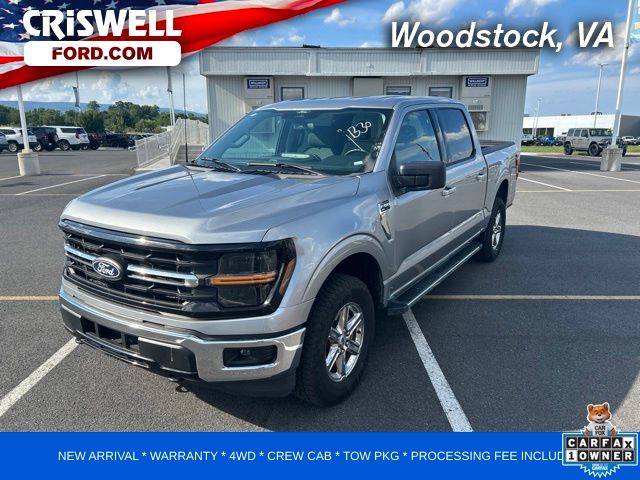 Silver Metallic 2025 Ford F-150 Pickup Truck Four-Wheel Drive Automatic