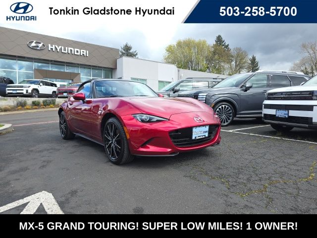 Soul Red Crystal Metallic 2024 Mazda MX-5 Miata Grand Touring RWD Convertible Rear-Wheel Drive 6-Speed Manual
