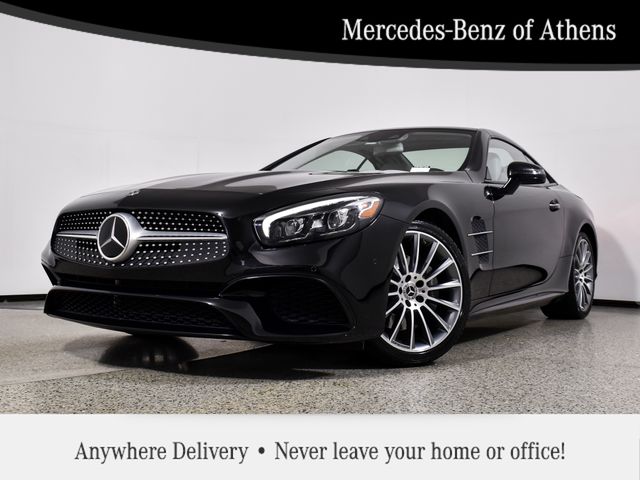 Obsidian Black Metallic 2020 Mercedes-Benz SL-Class Convertible Rear-Wheel Drive 9-Speed Automatic