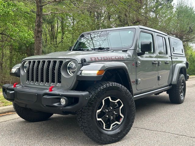 Sting-Gray Clearcoat 2022 Jeep Gladiator Rubicon Crew Cab 4WD Pickup Truck Four-Wheel Drive 8-Speed Automatic