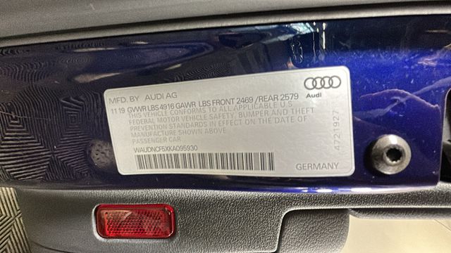 2019 Blue Audi A5 Sportback Premium AWD Hatchback