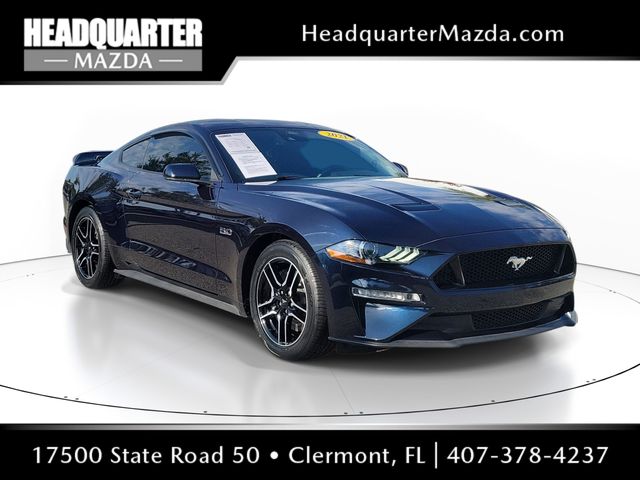 Antimatter Blue Metallic 2021 Ford Mustang GT Coupe RWD Coupe Rear-Wheel Drive Automatic