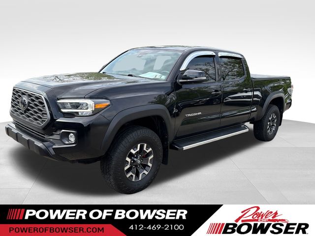 Midnight Black Metallic 2021 Toyota Tacoma TRD Off Road Double Cab LB 4WD Pickup Truck Four-Wheel Drive 6-Speed Automatic
