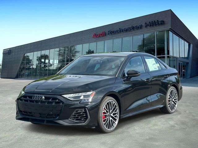 Black 2026 Audi S3 2.0T quattro Premium Sedan All-Wheel Drive 7-Speed Automatic