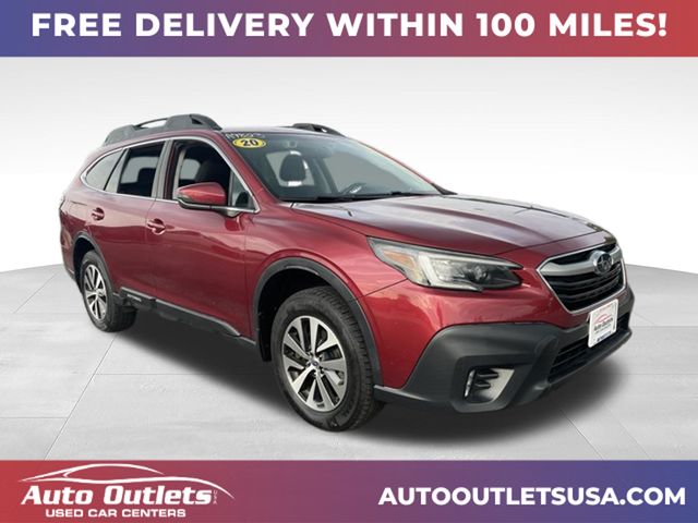 Crimson Red Pearl 2020 Subaru Outback Premium AWD SUV / Crossover All-Wheel Drive Continuously Variable Transmission