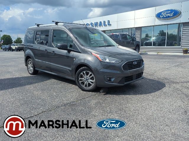Gray (Magnetic) 2019 Ford Transit Connect Wagon XLT LWB FWD with Rear Cargo Doors Van Front-Wheel Drive 8-Speed Automatic