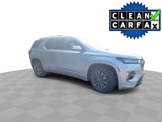 Used 2022 Chevrolet Traverse Premier with VIN 1GNEVKKW6NJ103890 for sale in Livonia, MI