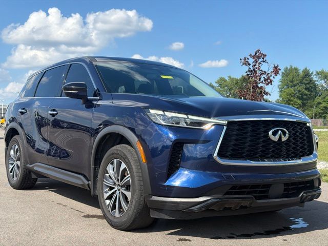 Blue 2022 INFINITI QX60 SUV / Crossover Front-Wheel Drive 9-Speed Automatic