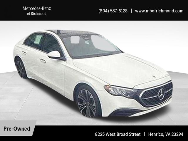Polar White 2024 Mercedes-Benz E-Class E 350 4MATIC Sedan All-Wheel Drive 9-Speed Automatic