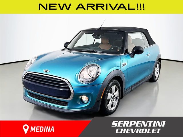 Teal (Caribbean Aqua Metallic) 2017 MINI Cooper Convertible FWD Convertible Front-Wheel Drive 6-Speed Automatic