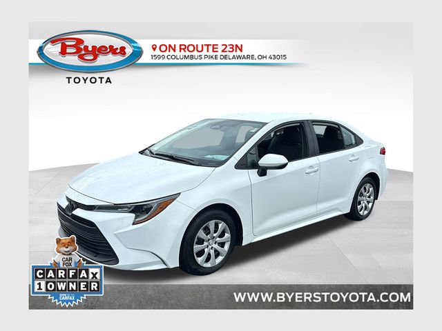 Ice 2025 Toyota Corolla LE FWD Sedan Front-Wheel Drive Continuously Variable Transmission