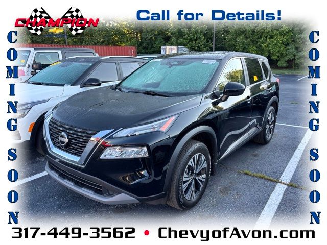 Super Black 2023 Nissan Rogue SUV / Crossover All-Wheel Drive Continuously Variable Transmission