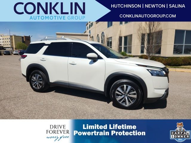 Pearl White Tricoat 2024 Nissan Pathfinder SL 4WD SUV / Crossover All-Wheel Drive 9-Speed Automatic