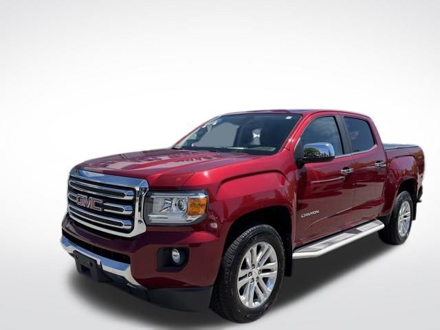 Red Quartz Tintcoat 2019 GMC Canyon SLT Crew Cab 4WD Pickup Truck Four-Wheel Drive 8-Speed Automatic